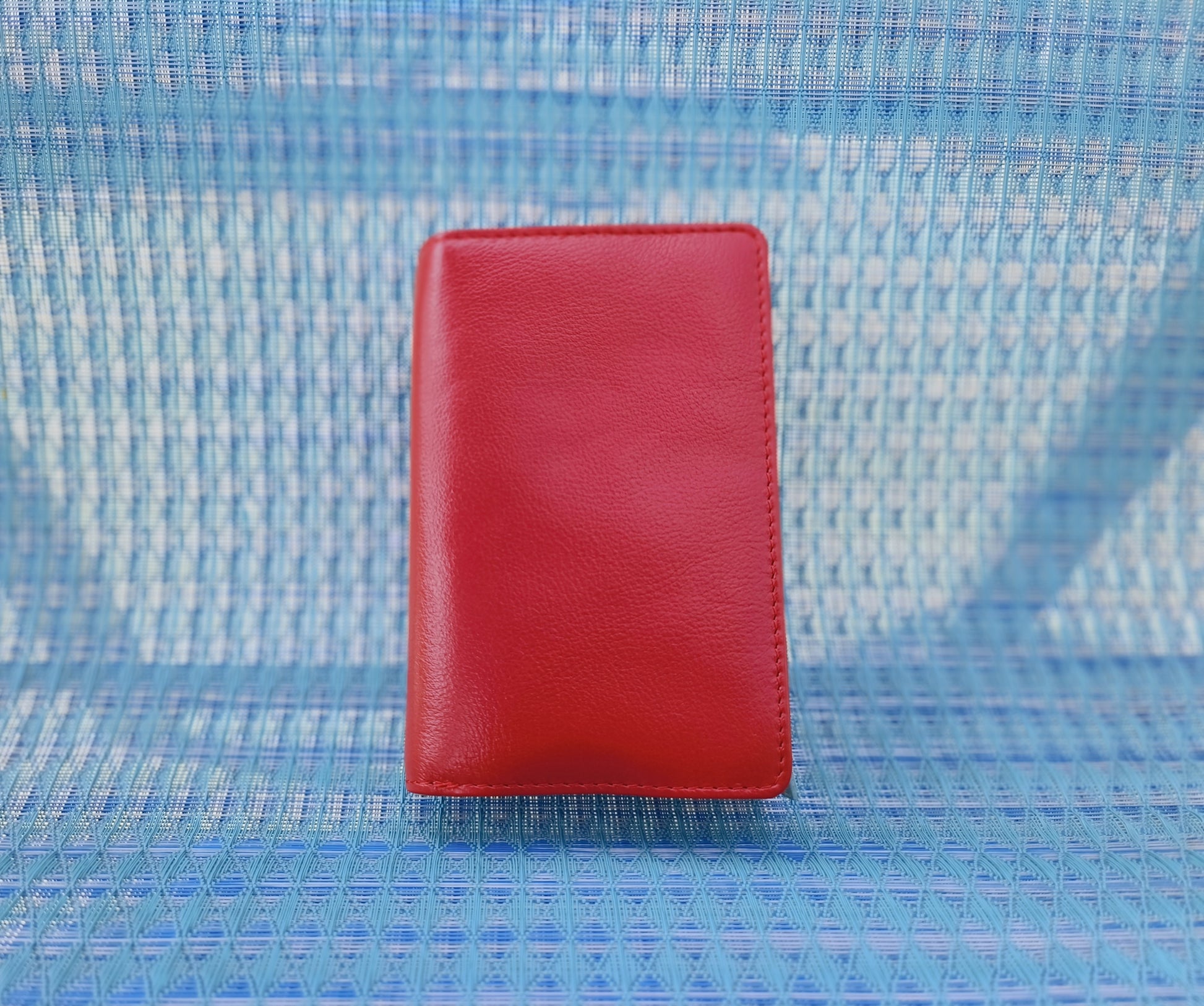 Evorya® Women's Blood Red Leather Wallet – Holds 15+ Cards